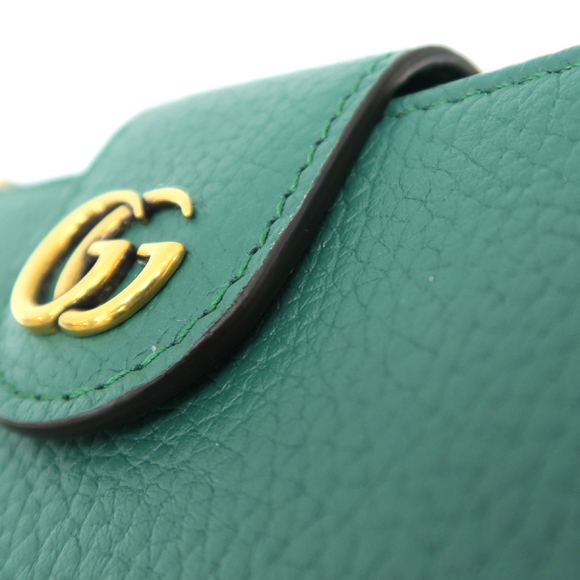 Gucci Bamboo Double G Medium Wallet Green - Picture 8 of 9